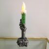 Halloween Led Lights Horror Skull Ghost Holding Candle Lamp Happy Holloween Party Decoration For Home Haunted House Ornaments