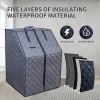 Sojourner Portable Sauna For Home - Steam Sauna Tent;  Personal Sauna - Sauna Heater;  Tent;  Chair;  Remote Included For Home Sauna - Enjoy Your Own