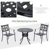 Business Occasions 33" Round Patio Cast Aluminium Bistro Table