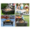 Upland 32Inch Charcoal Fire Pit With Cover