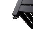 32 In. Square Ceramic Tile Top Outdoor Gas Fire Pit With Lava Rocks-Black, Only For Pick Up