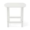 Adirondack Outdoor Side Table, Hdpe Plastic End Tables For Patio, Backyard, Pool, Indoor Outdoor Companion, Easy Maintenance Weather Resistant Lawn Fu