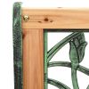 Garden Bench 48" Cast Iron And Solid Firwood