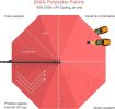 12 Ft Outdoor Patio Umbrella Pool Beach Umbrella For Garden Backyard, Champagne