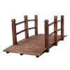 Arch Bridge Small Wooden Bridge Courtyard Outdoor Anticorrosive Wood Landscape Bridge
