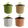 Portable Grow Bag Fabric Plant Bag With Handles - 3, 5, 7, 10, 15 Or 20 Gallons