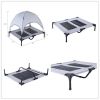 Elevated Pet Dog Bed Tent With Canopy, Pet Puppy Bed Outdoor Tent House, Breathable Portable Dog Cushion With Sun Canopy Double-Layer Camp Tent