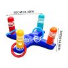 2Pcs Inflatable Pool Ring Toss Game Floating Swimming Pool Cactus Ring Toys Set