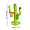 2Pcs Inflatable Pool Ring Toss Game Floating Swimming Pool Cactus Ring Toys Set